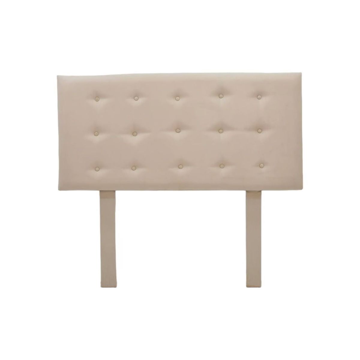MUEBLES MACRUMO - Cabecera Lima de 2 Plz - Color Beige