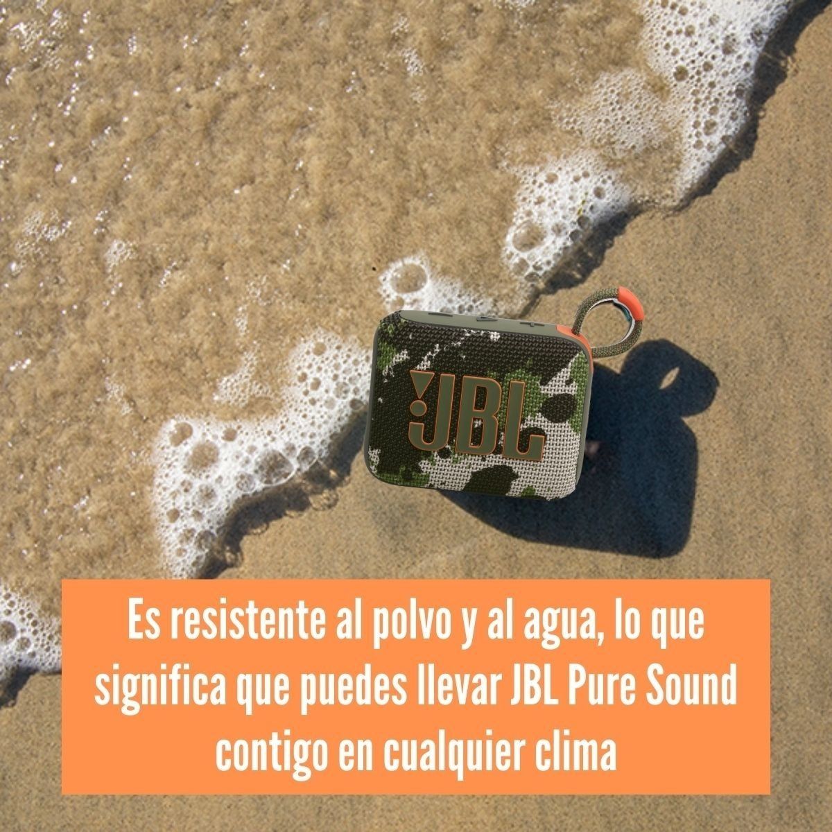 JBL - JBL - Parlante Go 4 Bluetooth IP67 Waterproof - Camuflado