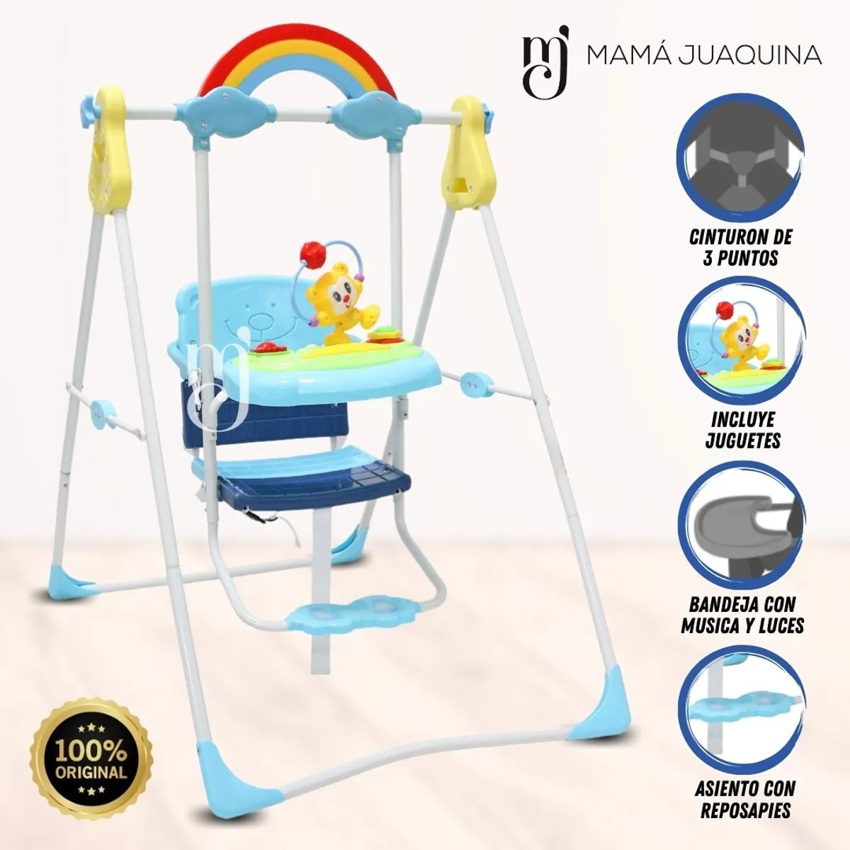 BABY - Columpio Didáctico «BABU» Blue