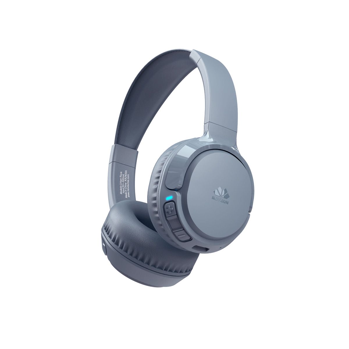 MOVISUN - Audífono Bluetooth MOVISUN URBAN ROCK GRIS