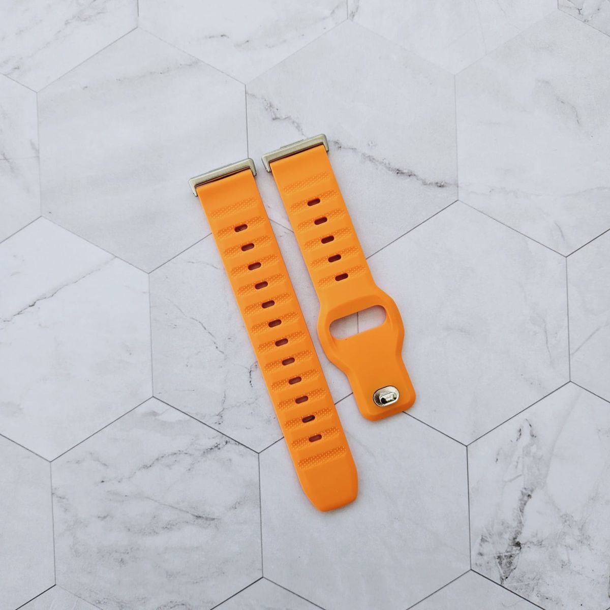 GENERICO - Correa Silicona SPG para HUAWEI FIT 3 - Naranja