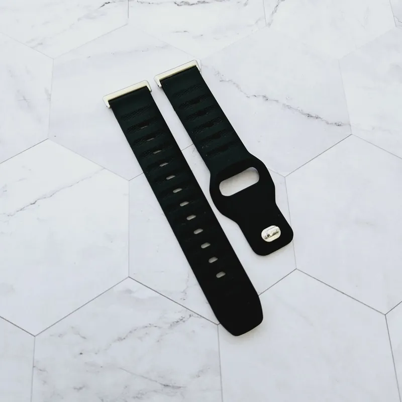 GENERICO - Correa Silicona SPG para HUAWEI FIT 3 - Negro