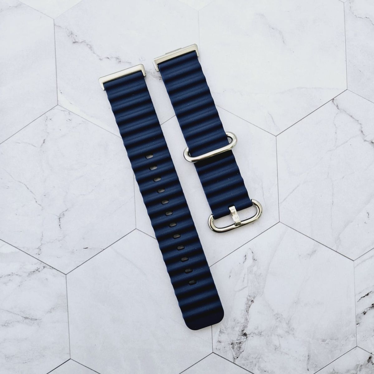 GENERICO - Correa Silicona Ocean para HUAWEI FIT 3 - Azul