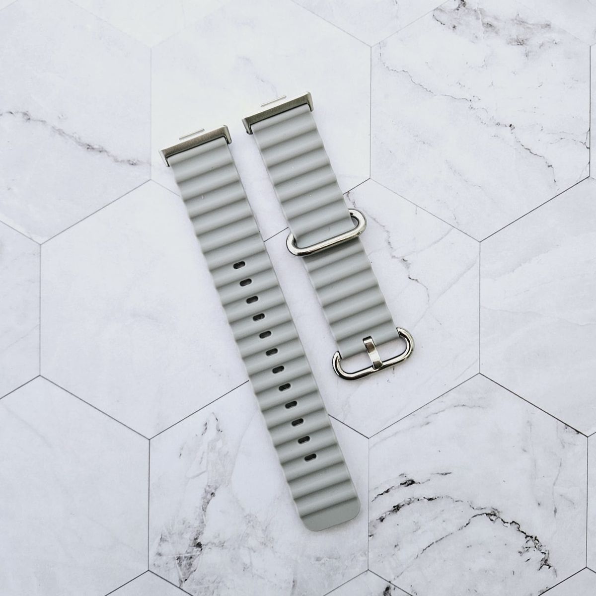 GENERICO - Correa Silicona Ocean para HUAWEI FIT 3 - Plomo