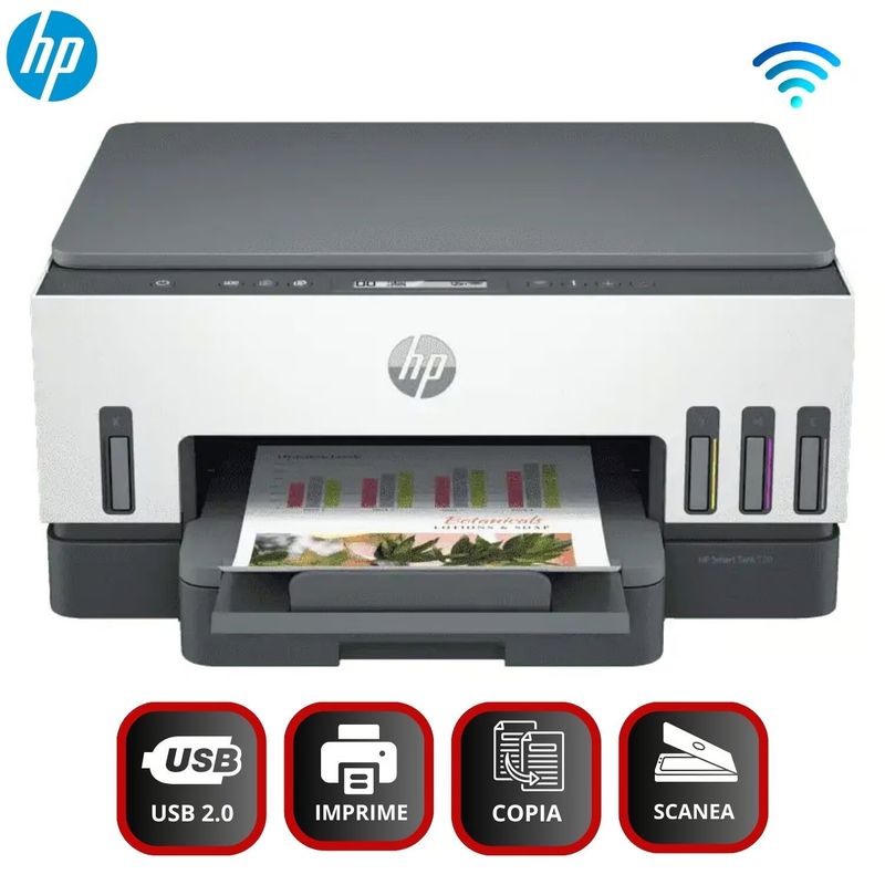 HP - Multifuncional HP Smart Tank 720 Dúplex automático