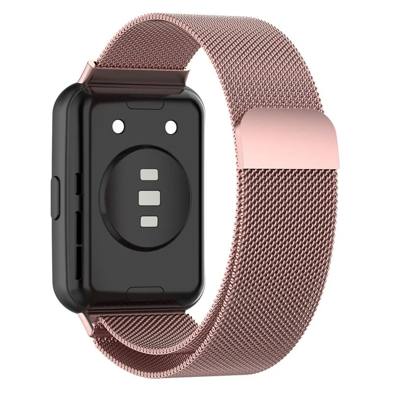 GENERICO - Correa Milanese para HUAWEI FIT 3 - Rosa