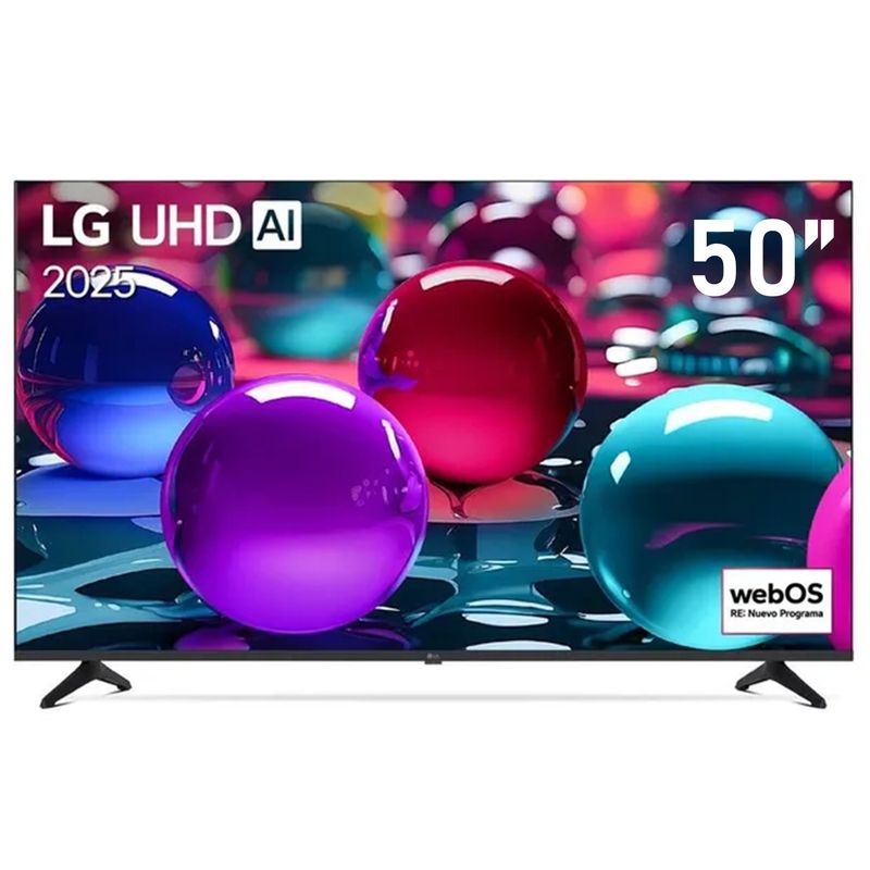 LG - Televisor LG 50” UHD 4K Smart Thinq AI 50UA7300PSB Modelo 2025