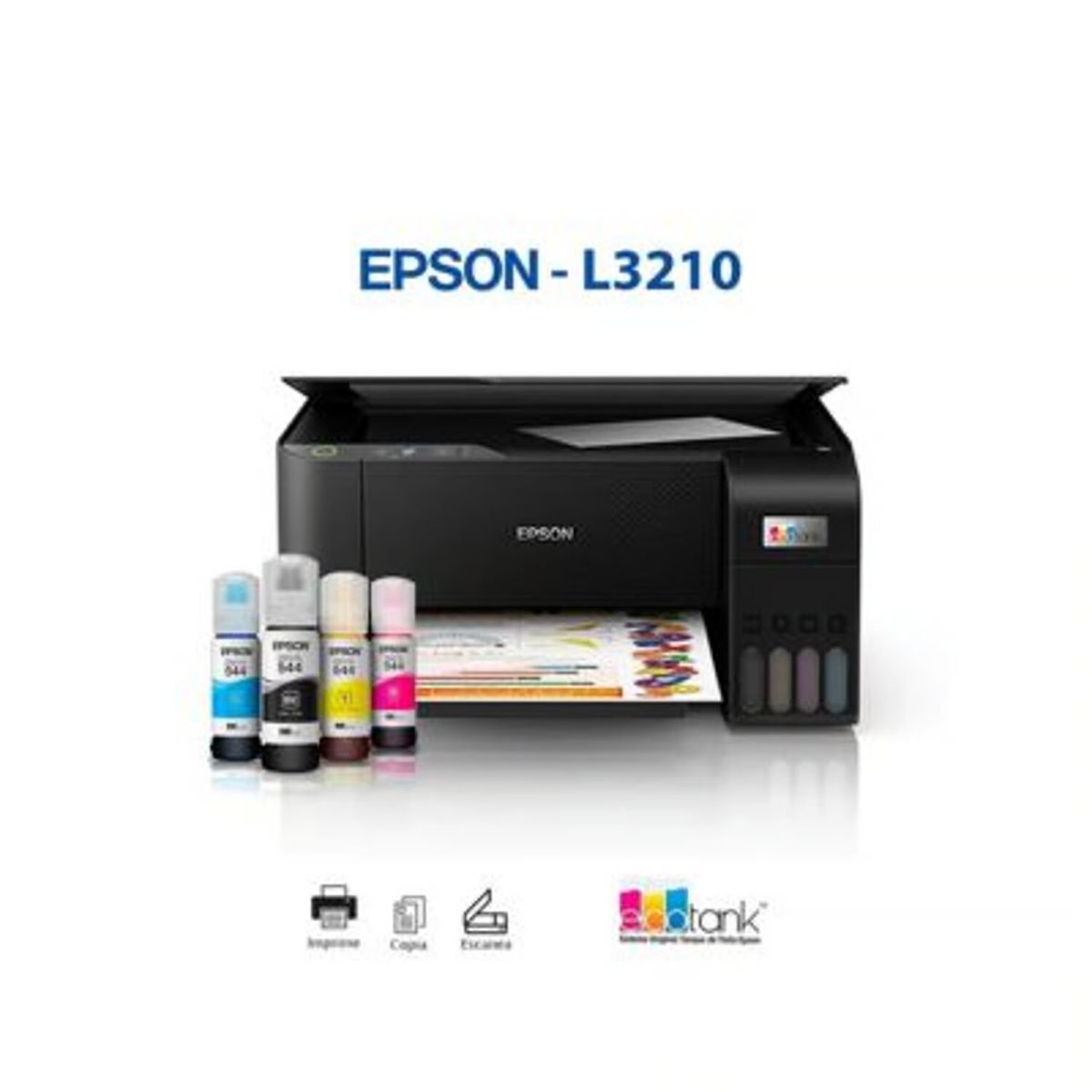 EPSON - Impresora Multifuncional Epson EcoTank L3210 USB