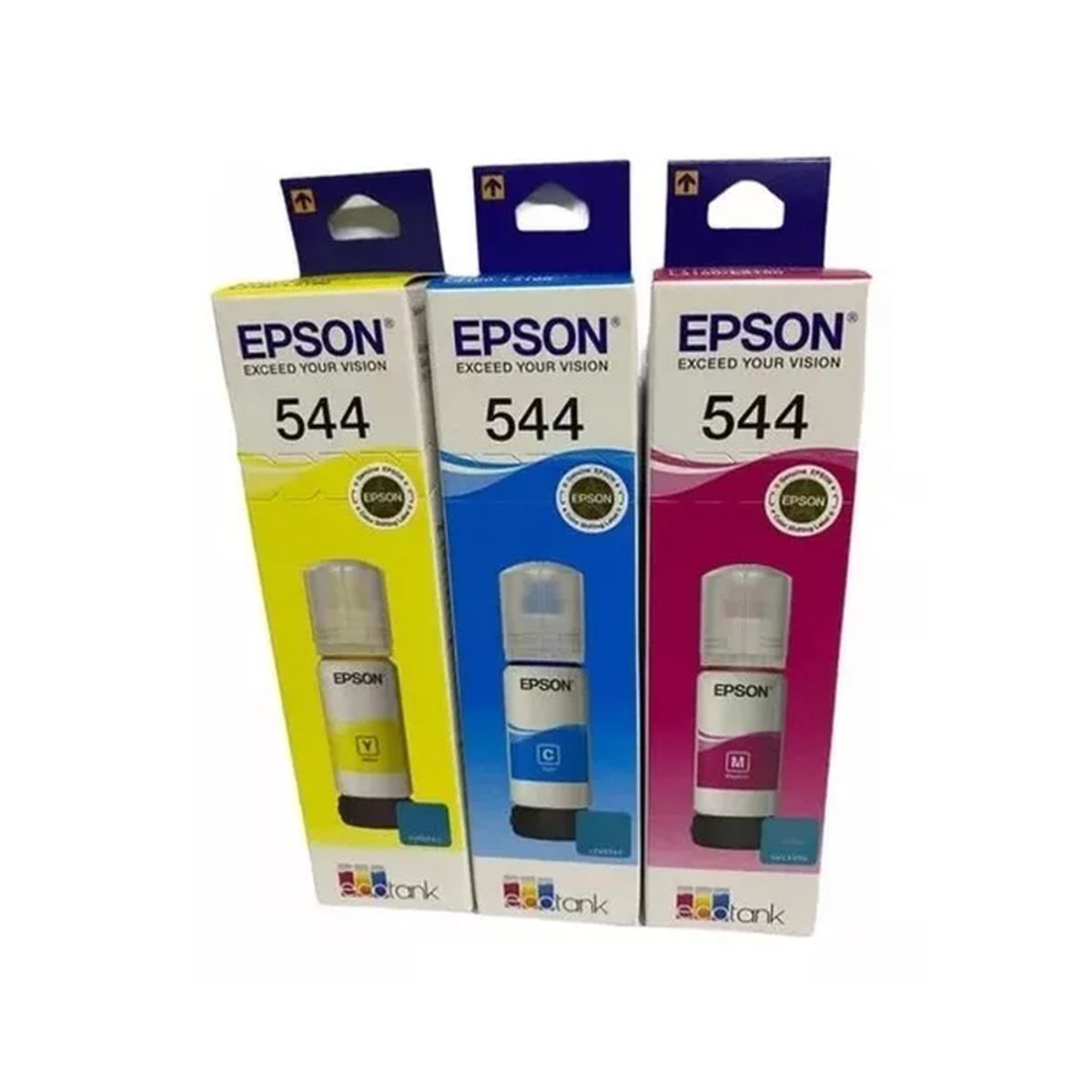 EPSON - Botella tinta epson t544 544 kit x 3 serie l  l3110 l1110 l3160 l3190