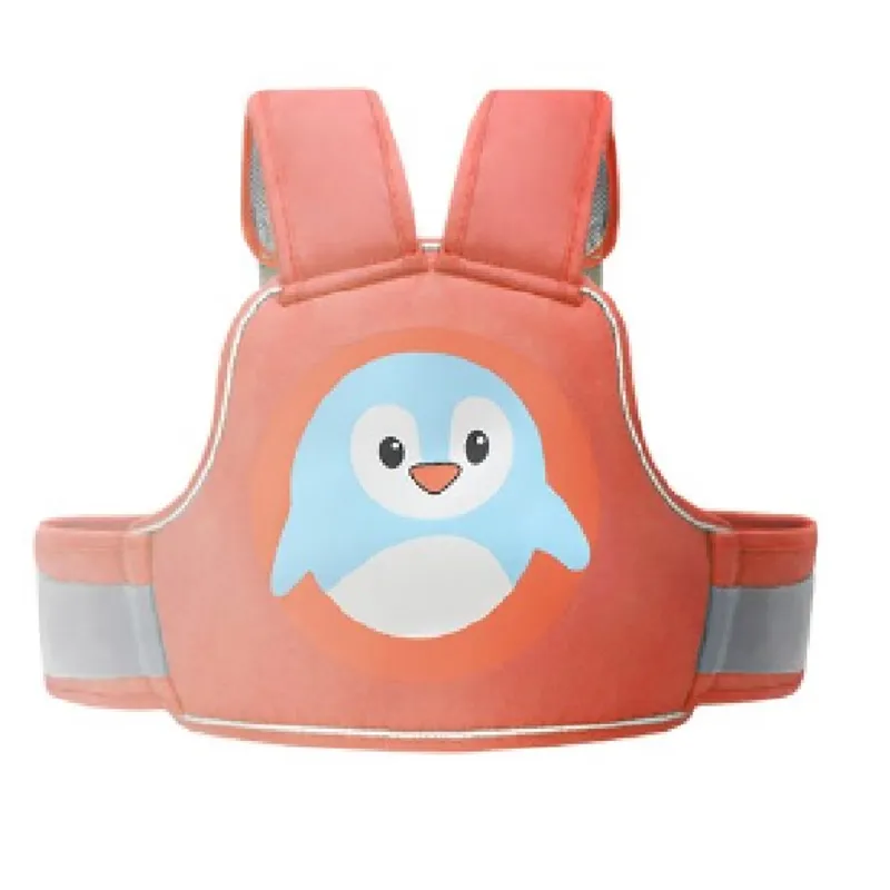 GENERICO - CINTURÓN DE MOTO PARA BEBÉ NIÑO NIÑA  ARNES - NARANJA