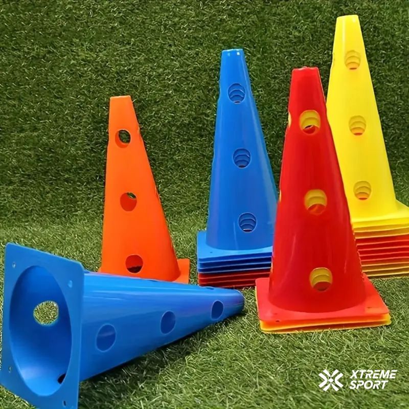 30 Conos De Tráfico De Plástico - Multicolor 7.8x7.5cm - Para Deporte Y Entrenamiento