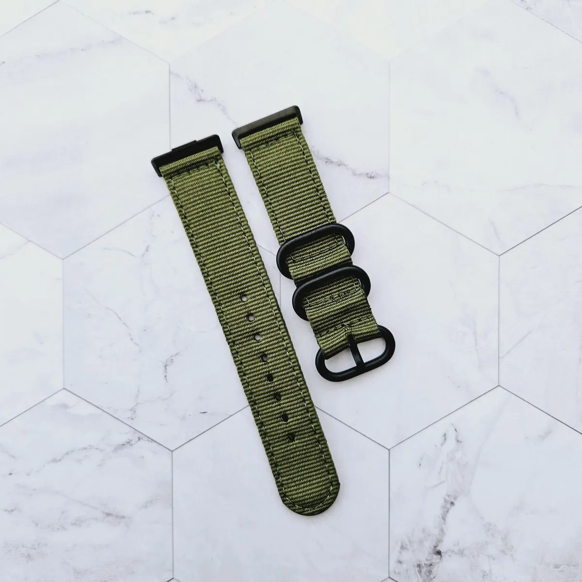 GENERICO - Correa Nylon para HUAWEI FIT 3 - Verde