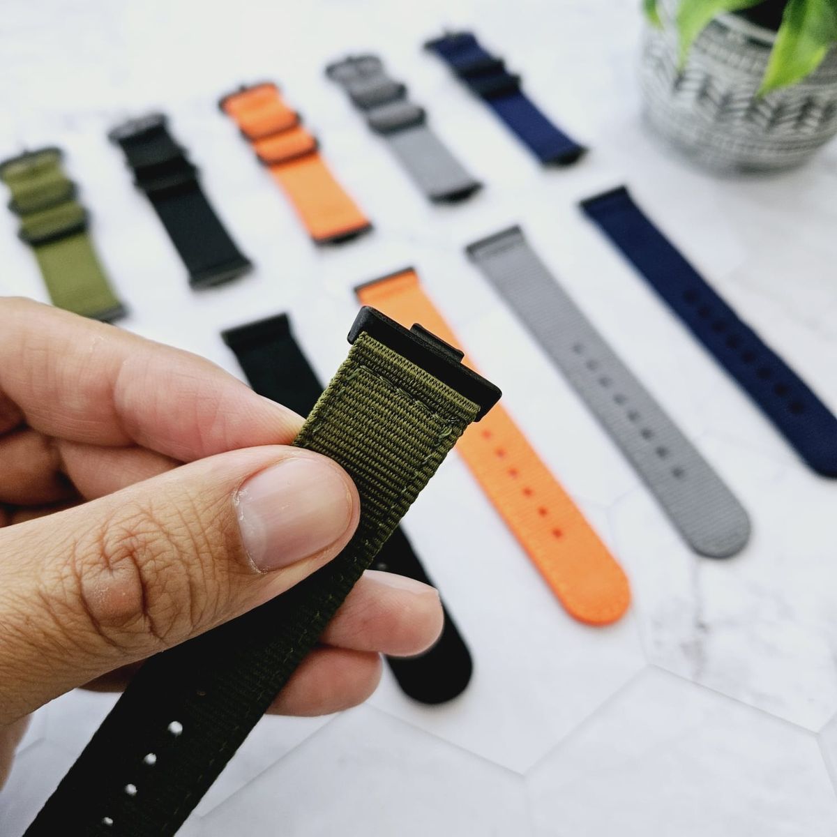 GENERICO - Correa Nylon para HUAWEI FIT 3 - Negro