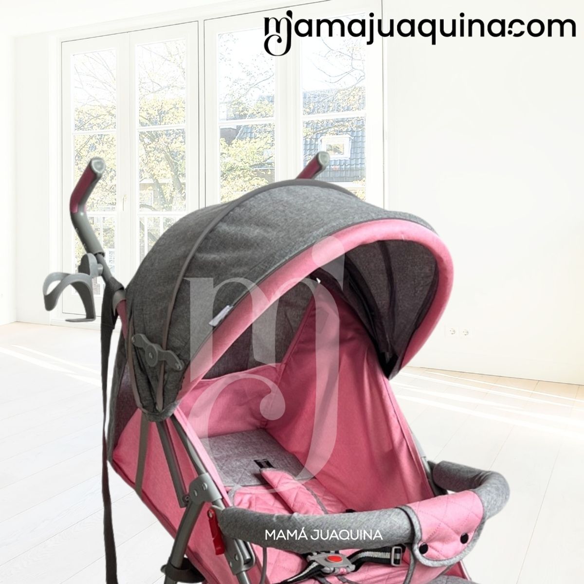 BABY - Coche Bastón «MAINSON» Dark Pink