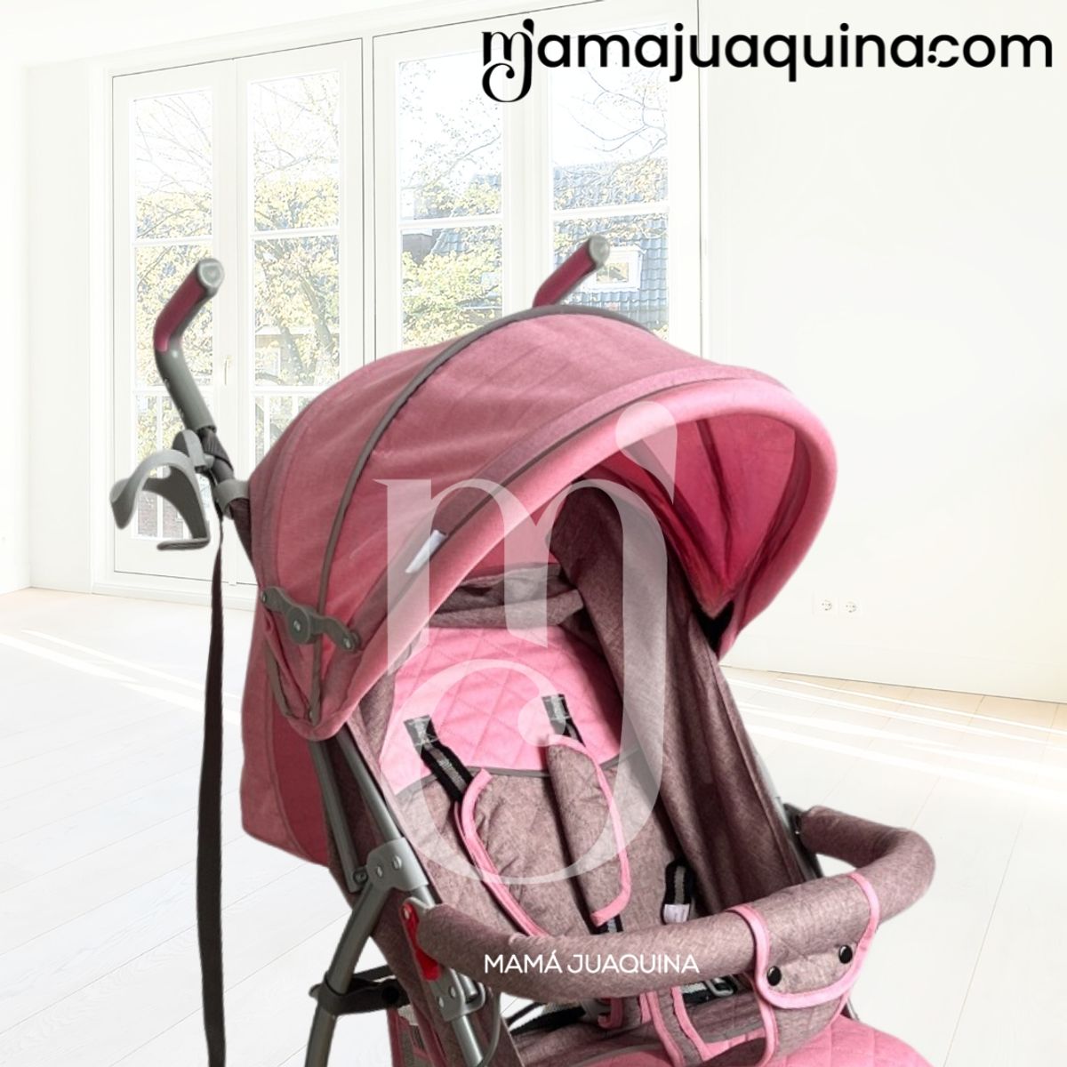 BABY - Coche Bastón «MAINSON» Pink