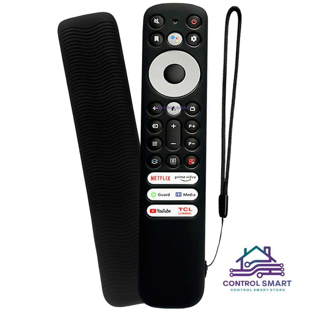 CASE - Funda Cerrada De Silicona Para Control Remoto TCL Tv RC902V