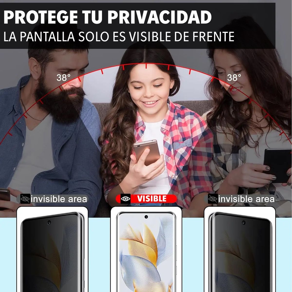 GENERICO - Mica Ceramica Mate Anti-Espía XIAOMI REDMI 13C