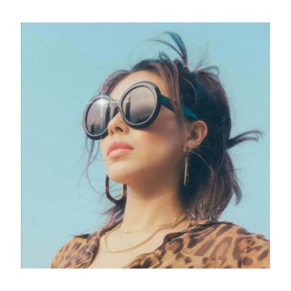 GENERICO - Lentes de Sol Mujer Grandes  Elegante PL3900  Negro