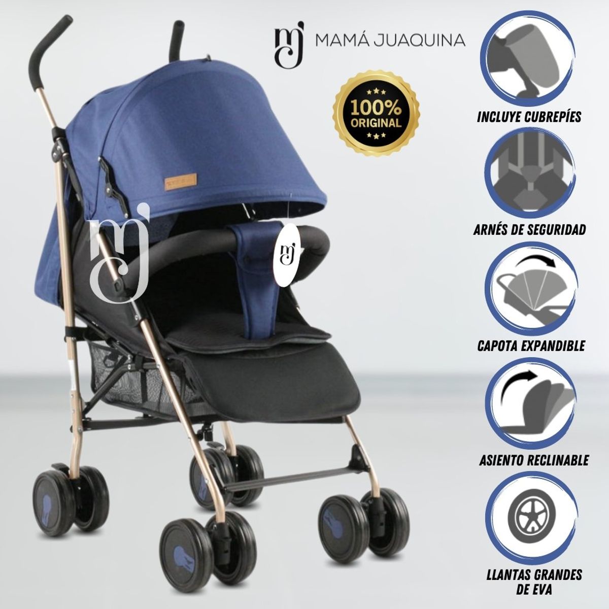 BABY - Coche Bastón «COCKBURN» Blue