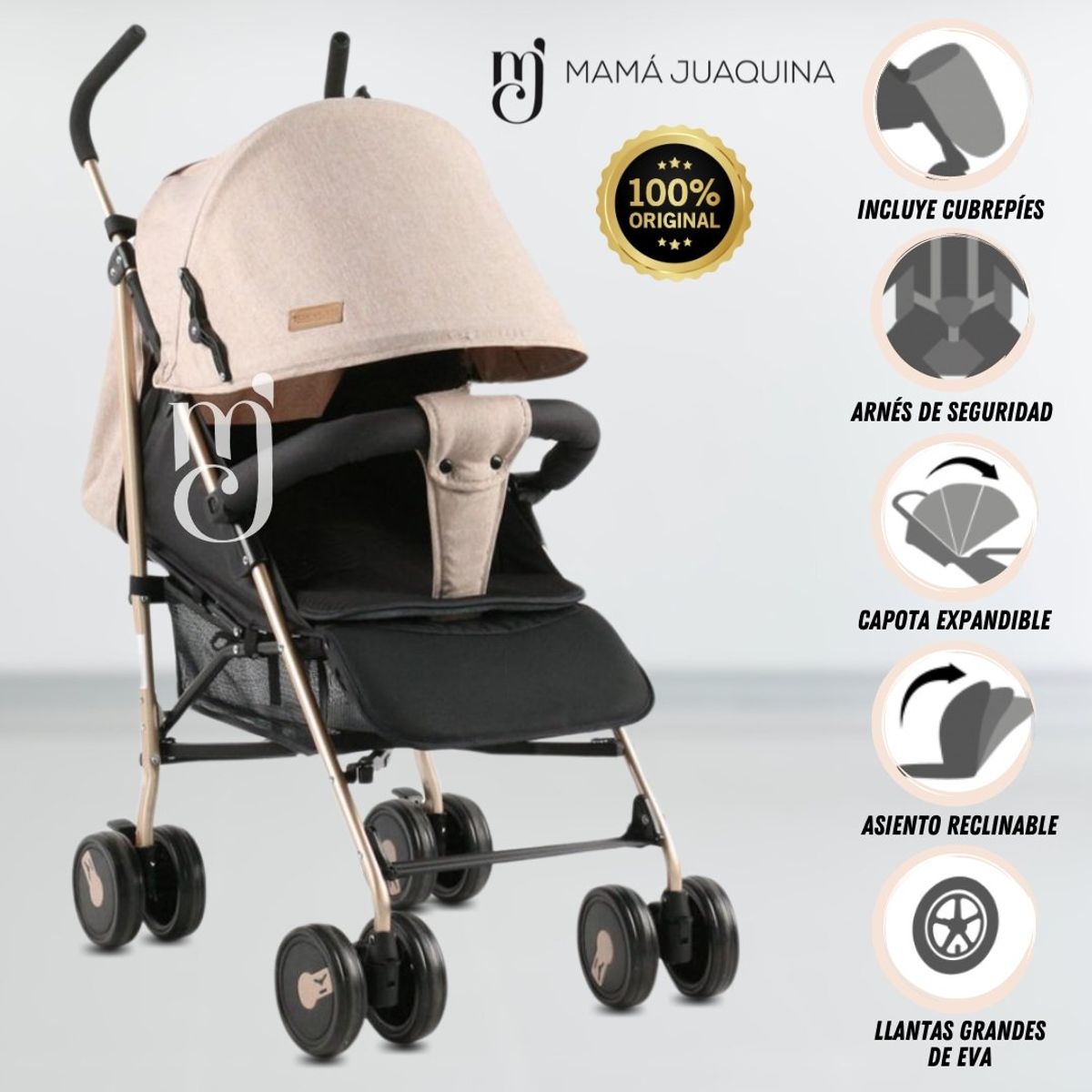 BABY - Coche Bastón «COCKBURN» Beige