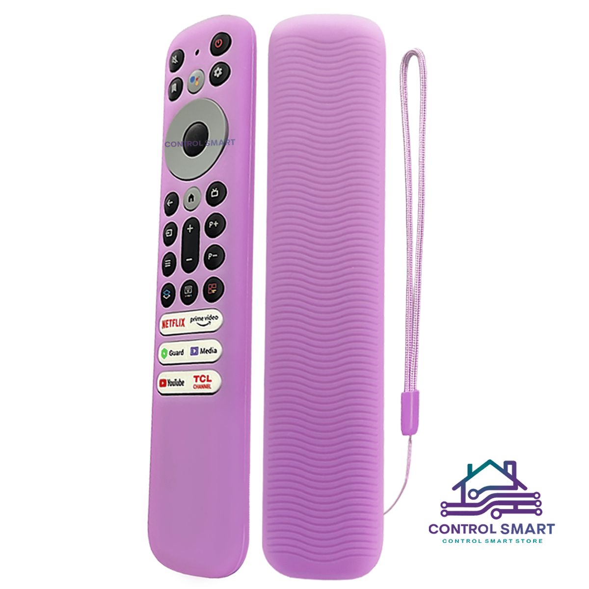 CASE - Funda Cerrada De Silicona Para Control Remoto TCL Tv RC902V