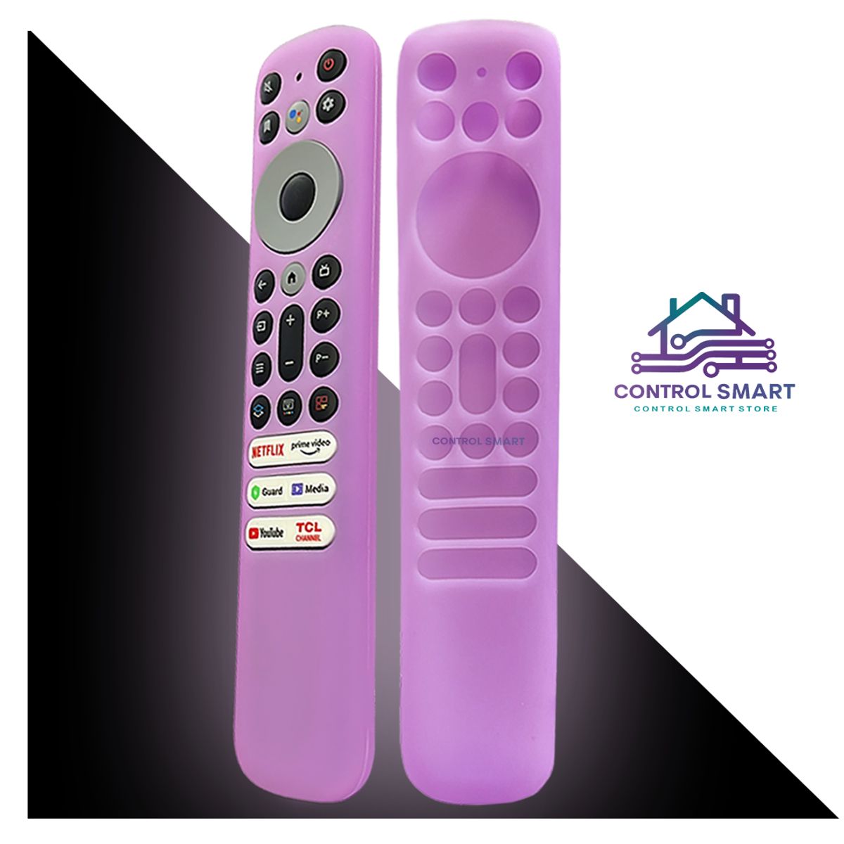 CASE - Funda Cerrada De Silicona Para Control Remoto TCL Tv RC902V