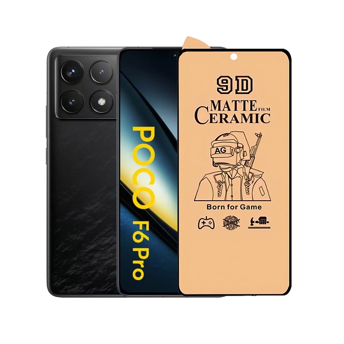 GENERICO - Mica Ceramica Mate POCO F6 PRO