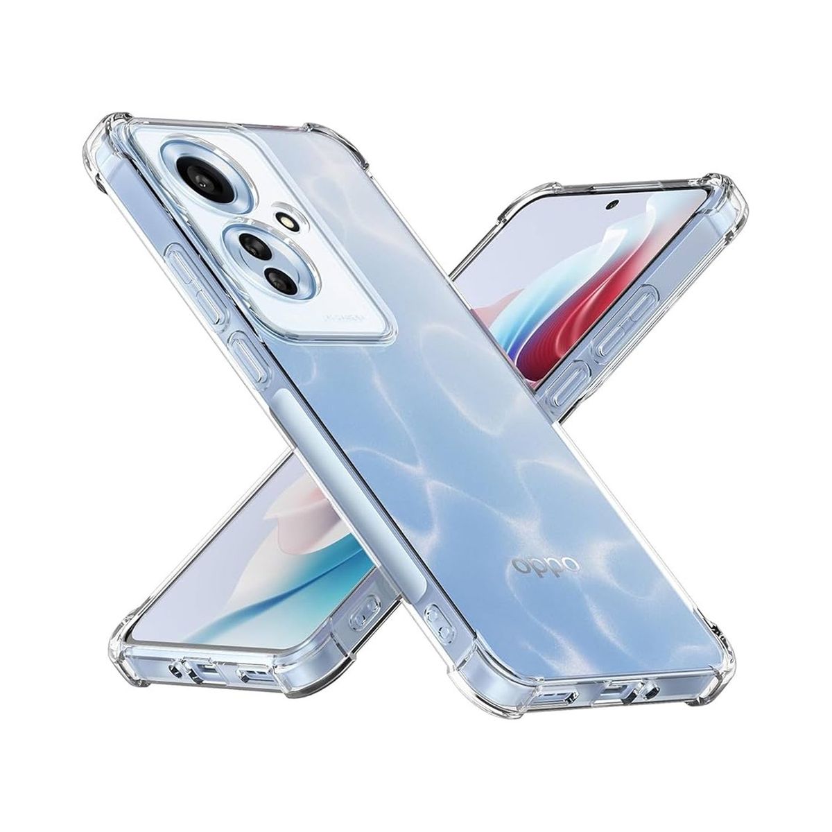 GENERICO - Funda Protector Case OPPO RENO 11F 5G - TRANSPARENTE