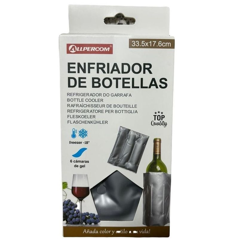 GENERICO - Funda con gel enfriador de botellas