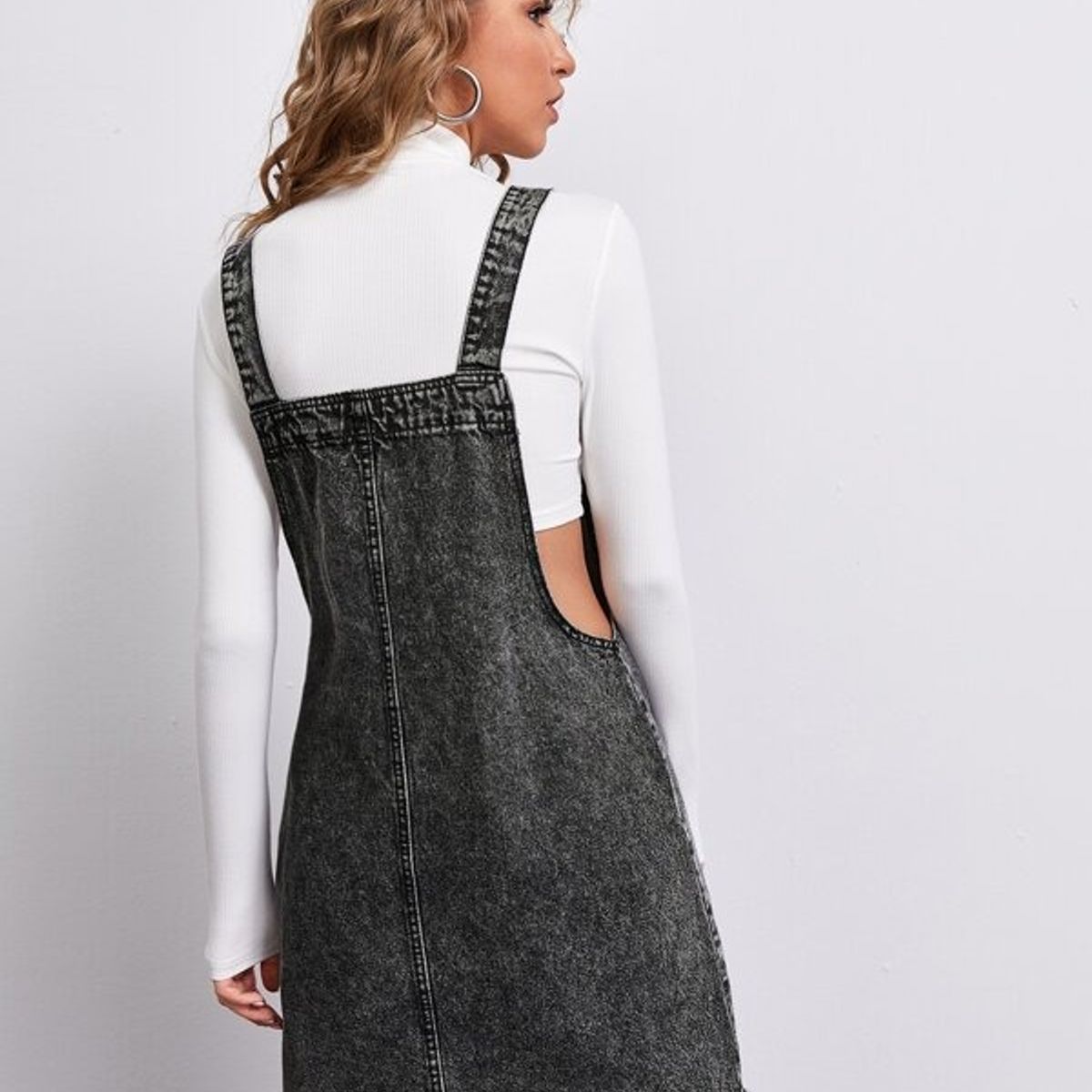 TAIS PRINCESS - Tais Princess Jumper falda denim con bolsillo delantero