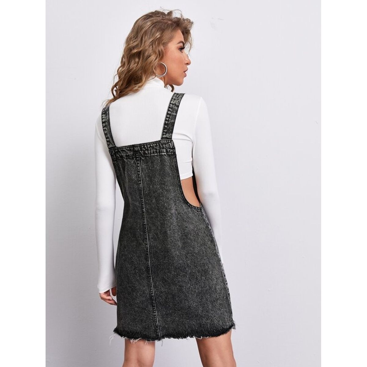 TAIS PRINCESS - Tais Princess Jumper falda denim con bolsillo delantero