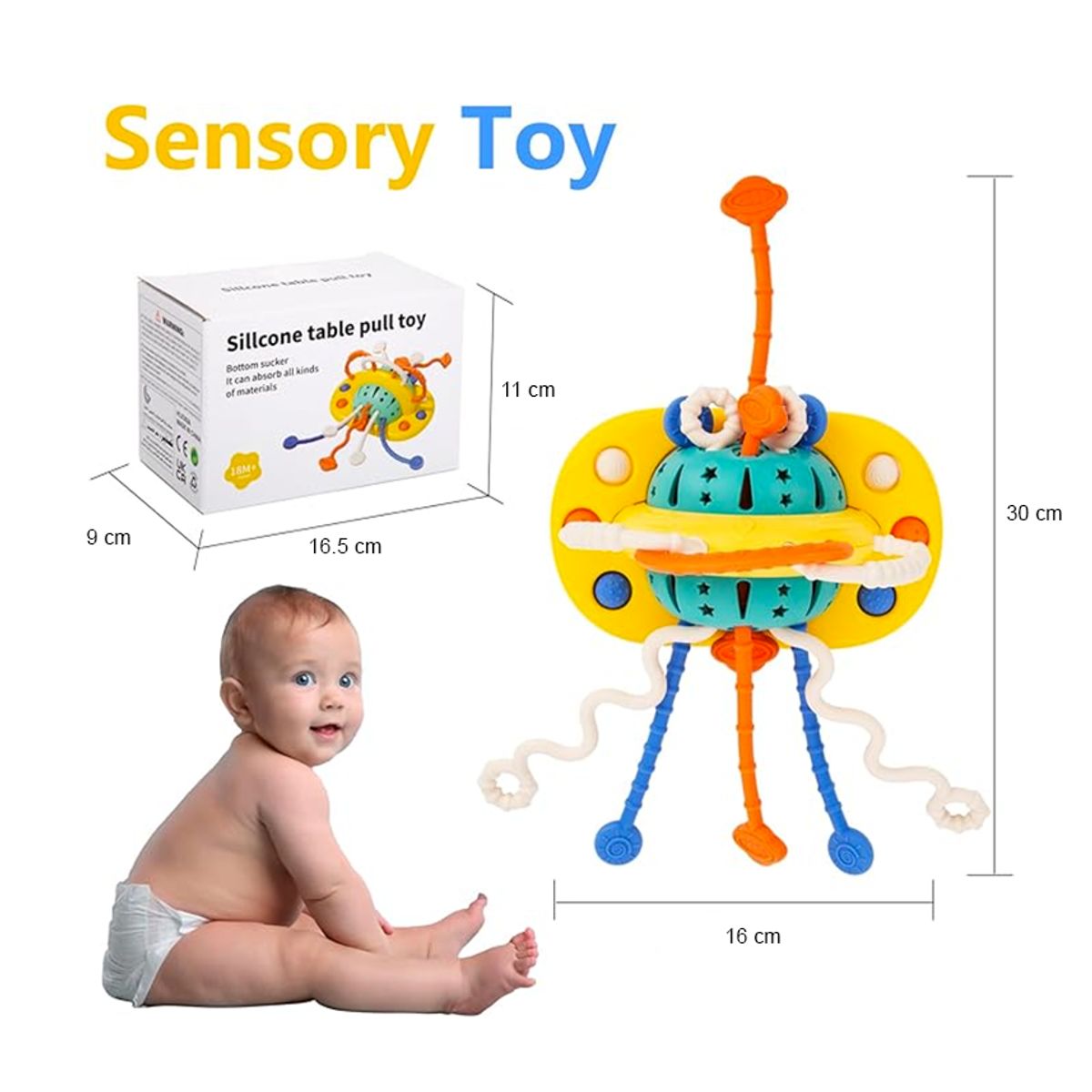 GENERICO - Juguete de Actividades Sensoriales Montessori