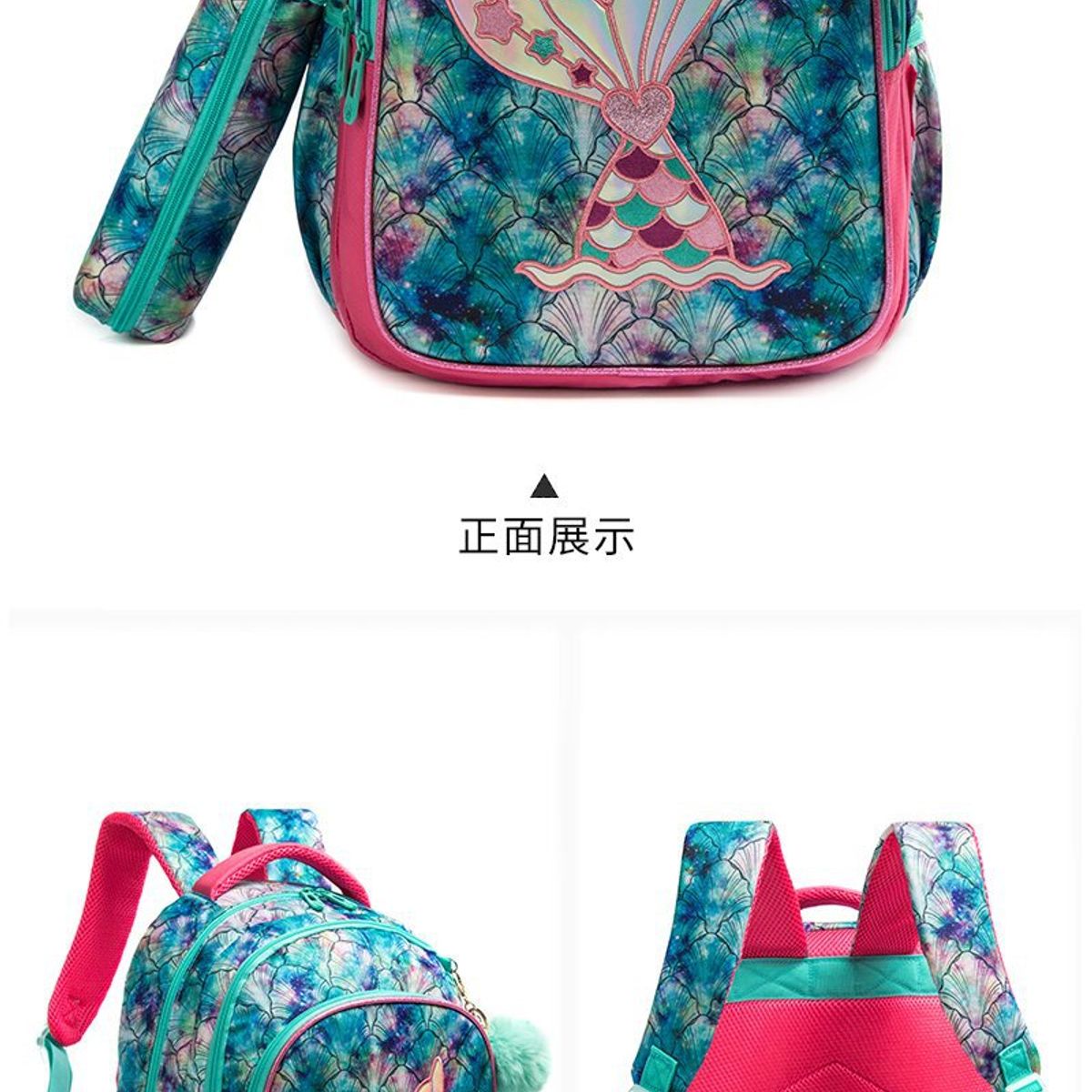 KEKEMI - MOCHILA LONCHERA Y CARTUCHERA MODELO KEKEMI