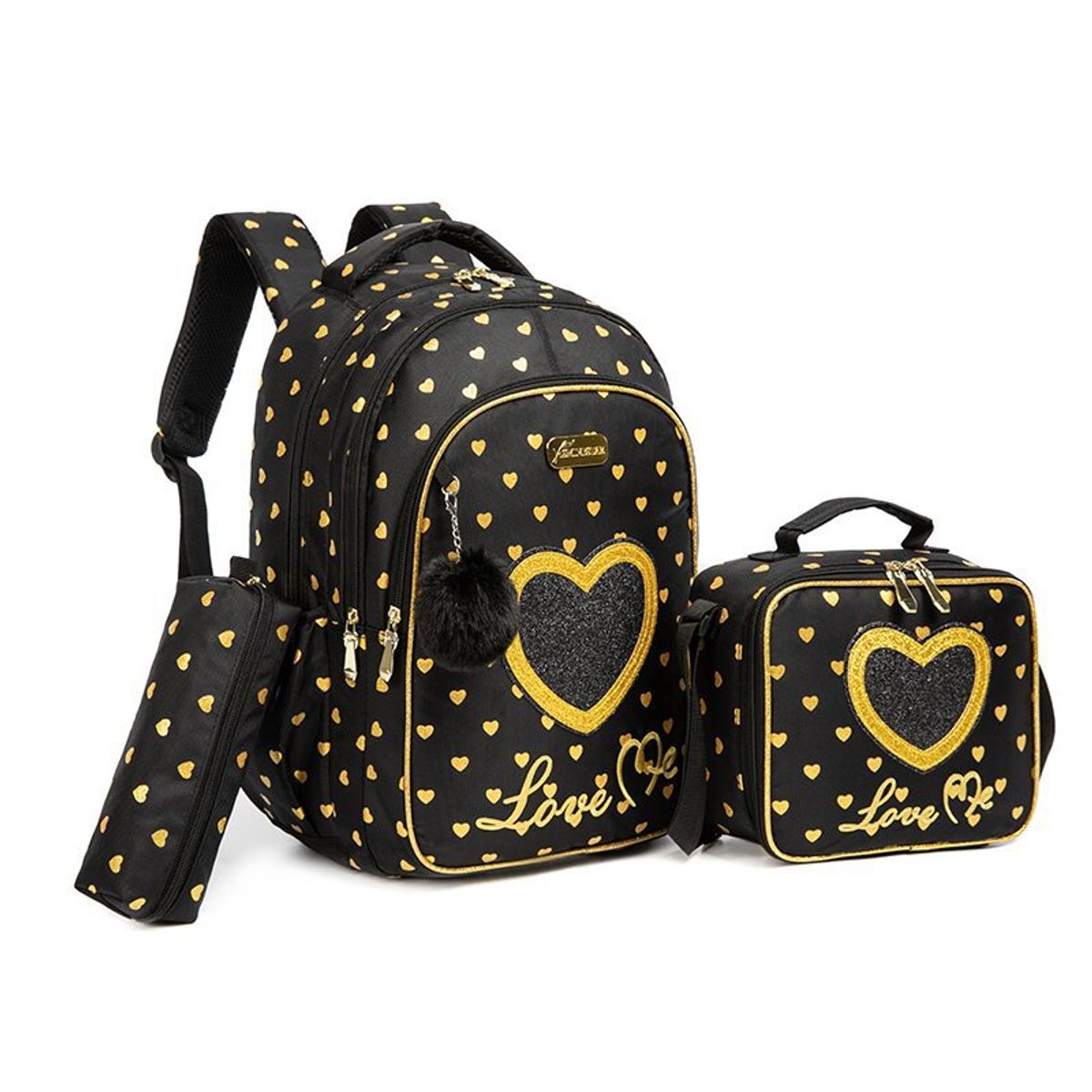 KEKEMI - MOCHILA LONCHERA Y CARTUCHERA MODELO KEKEMI