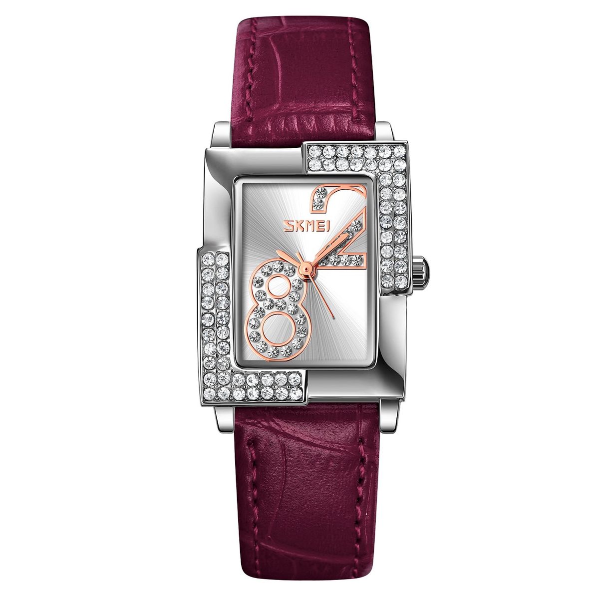 SKMEI - RELOJ SKMEI 9289 MORADO CORREA CUERO PARA MUJER_.