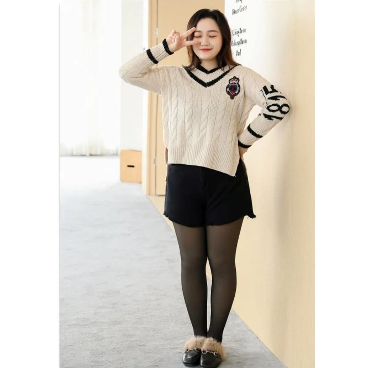 GENERICO - Panty medias Efecto Piel con Faja y Push UP