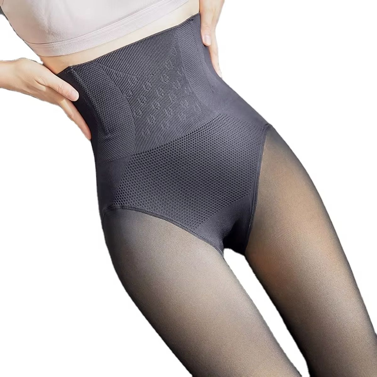 GENERICO - Panty medias Efecto Piel con Faja y Push UP