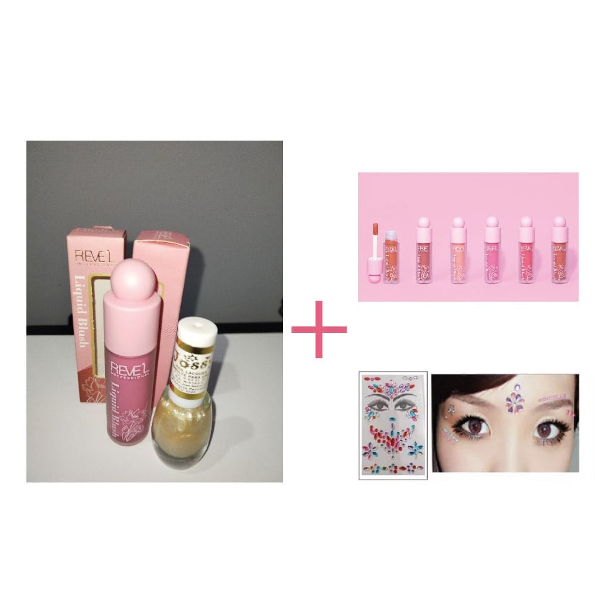 GENERICO - Rubor líquido rosita más esmalte regalo