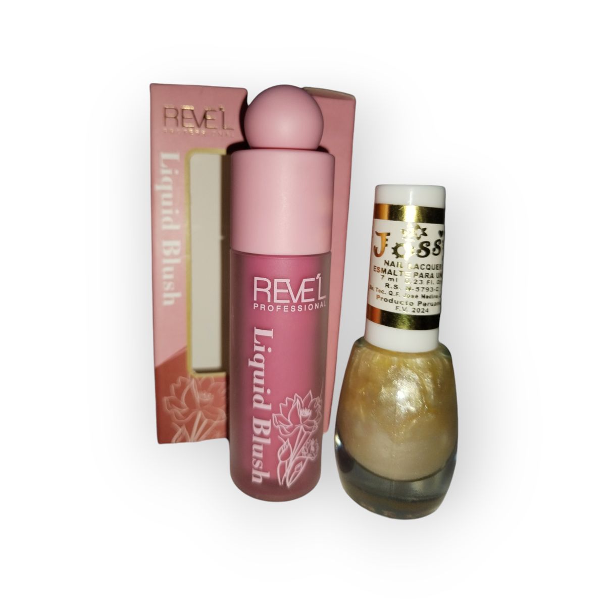 GENERICO - Rubor líquido rosita más esmalte regalo