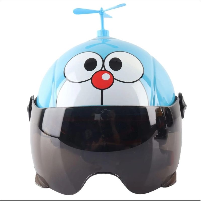 GENERICO - Casco Protección Infantil Gatito Celeste