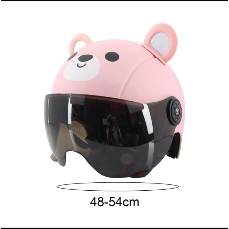 GENERICO - Casco Protección Infantil Osito Rosado