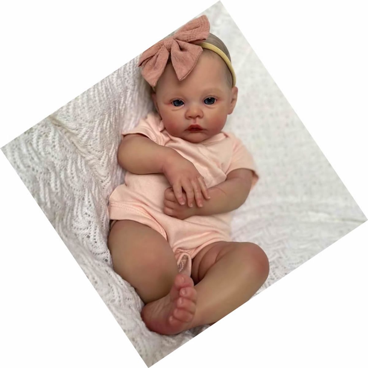 GENERICO - Bebe Reborn de Vinilo de Silicona - 46cm