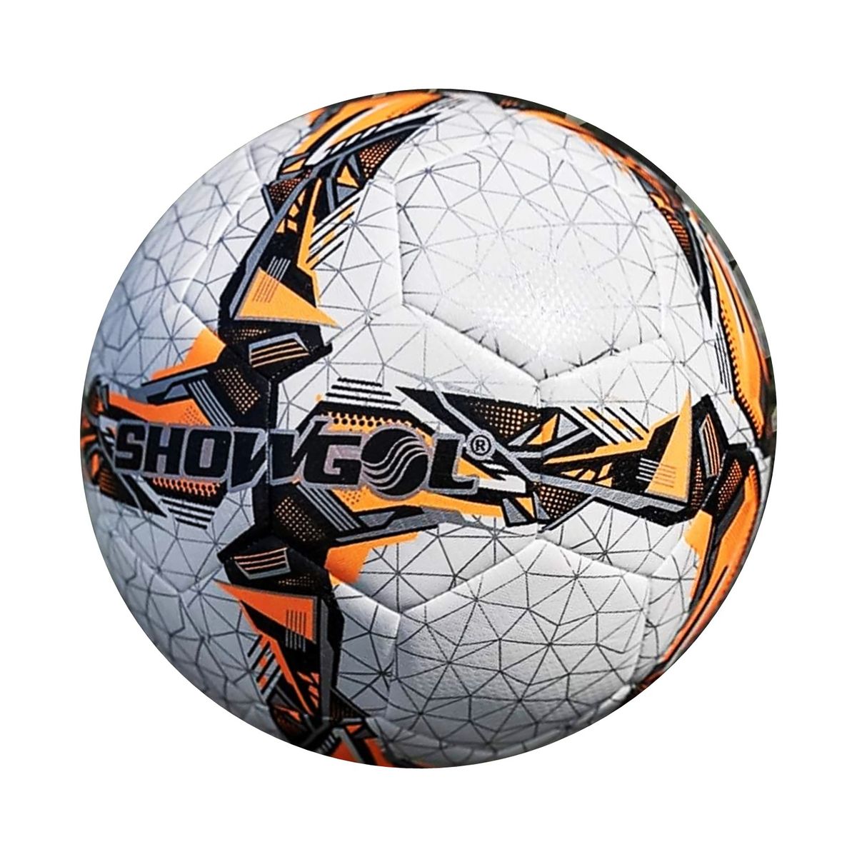 SHOWGOL - PELOTA FÚTBOL PU JAPONÉS COSIDO TALLA 5 DYNAMIC NARANJA