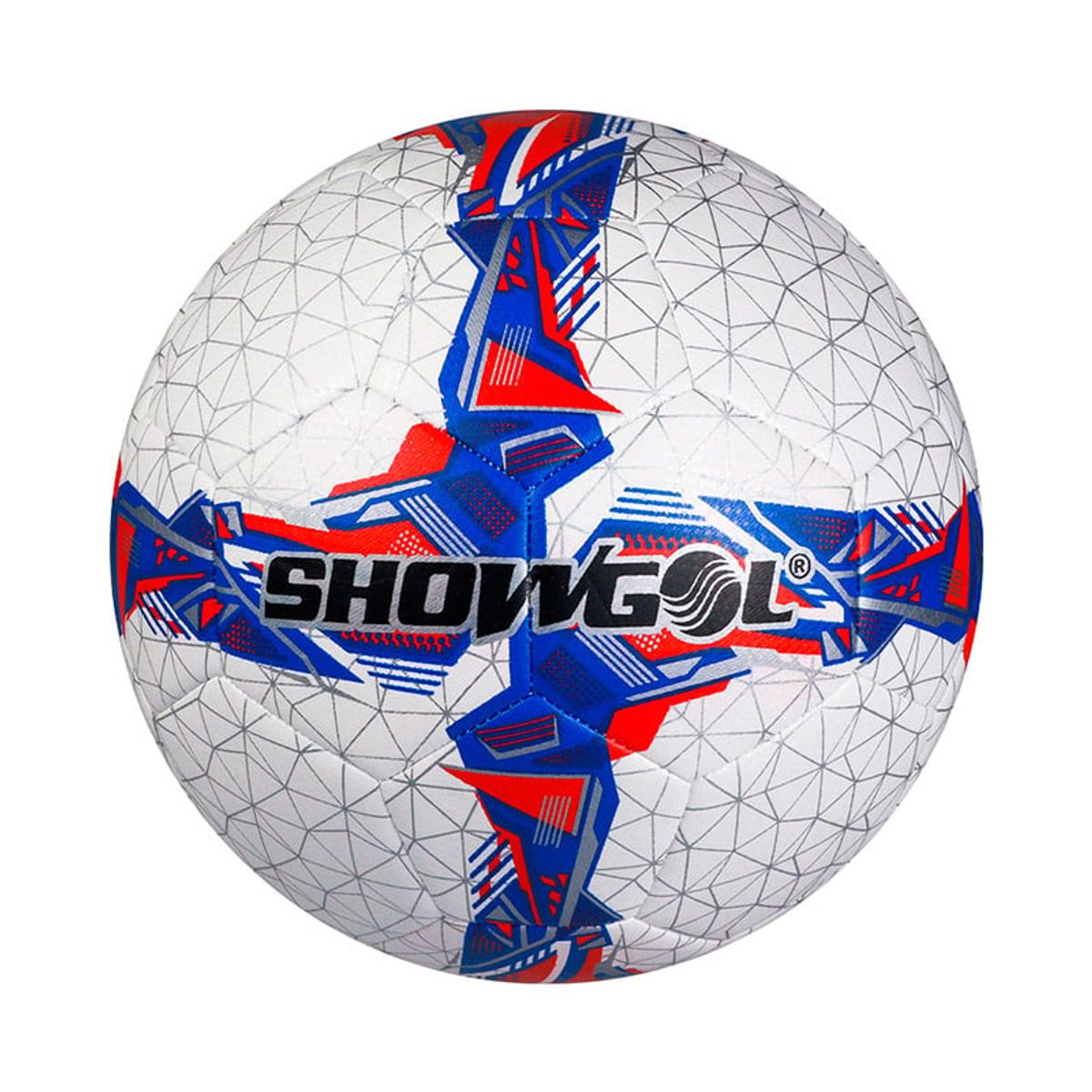 SHOWGOL - PELOTA FÚTBOL PU JAPONÉS COSIDO TALLA 5 DYNAMIC ROJO
