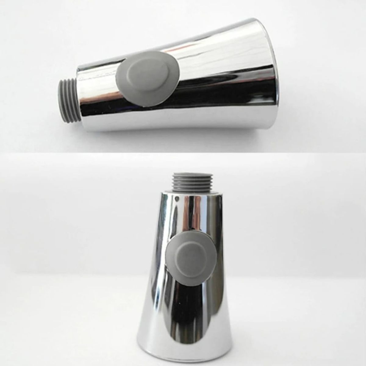 GENERICO - Cabezal Aireador dos funciones Caño Grifo ABS y Acero Cromado