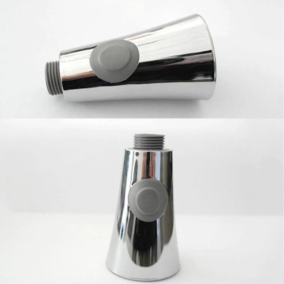 GENERICO - Cabezal Aireador dos funciones Caño Grifo ABS y Acero Cromado