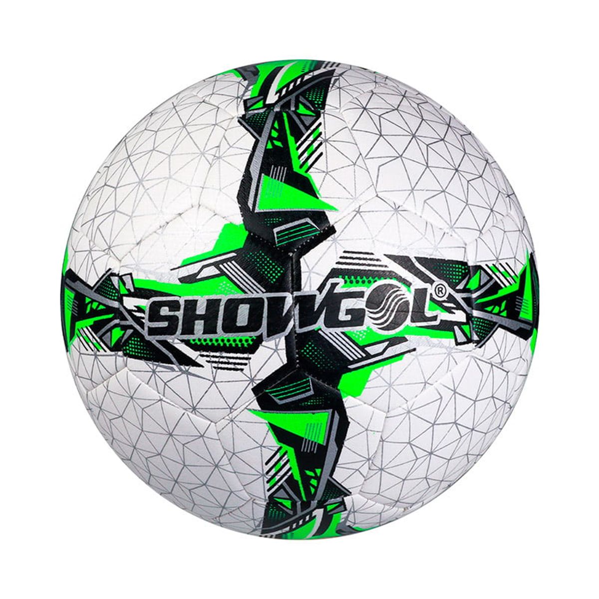 SHOWGOL - PELOTA FÚTBOL PU JAPONÉS COSIDO TALLA 5 DYNAMIC VERDE