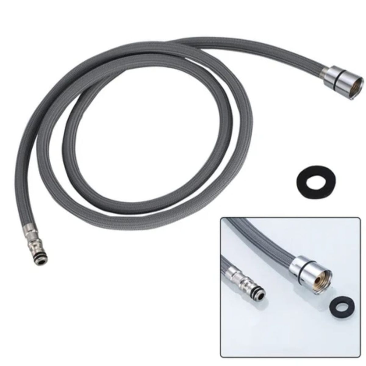 GENERICO - Manguera Extraíble para Grifo Mezcladora de cocina Multifuncional