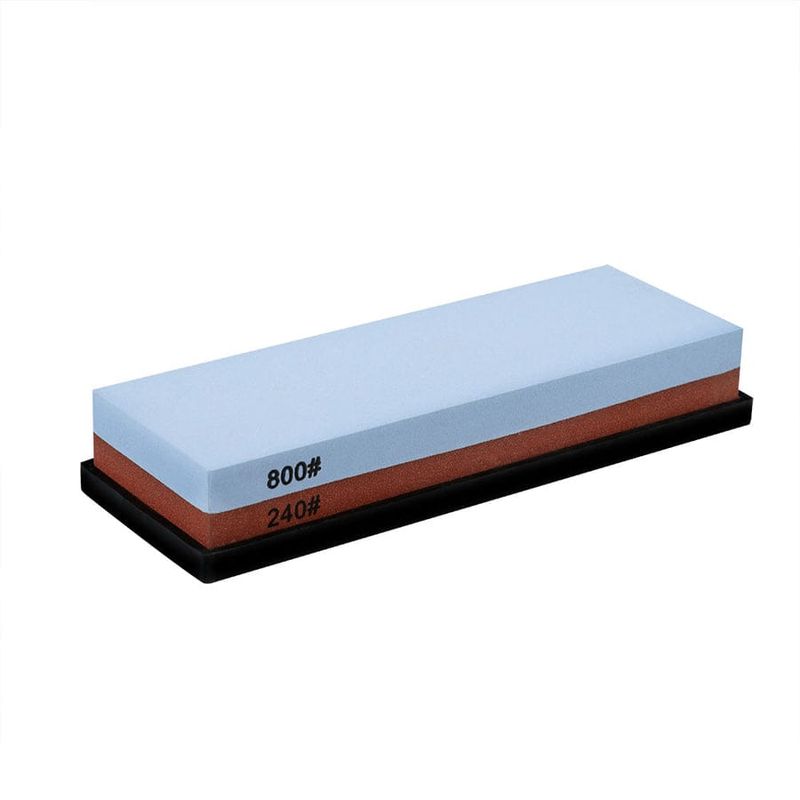 GENERICO - Piedra de afilar de 2 etapas 240/800 Kit de piedra de grano lateral.