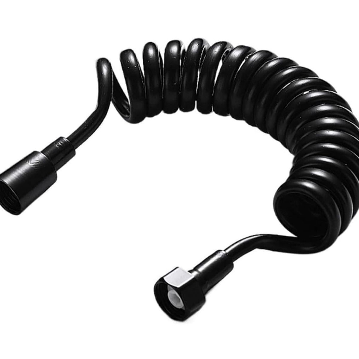 GENERICO - Manguera para Bidé de ducha extensible en negro mate 150cm